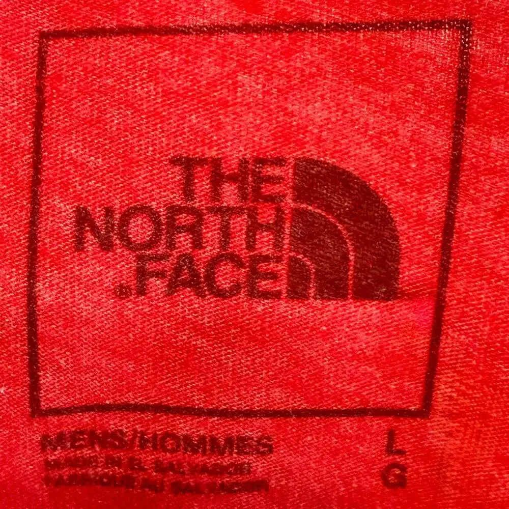 The‎ North Face Men's Red Short Sleeve Graphic Logo T-Shirt